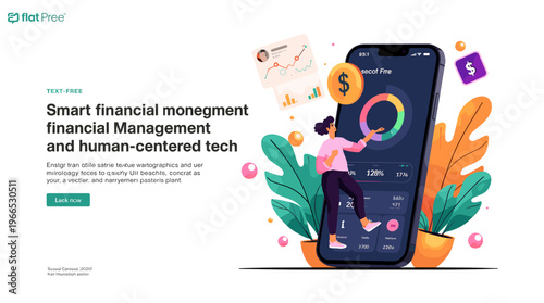 A minimalist illustration representing success and achievement with a bold typographic design.