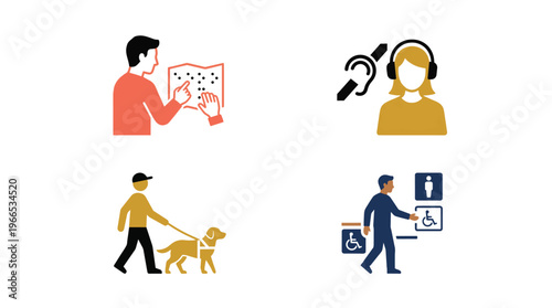 Accessibility icons depict inclusive travel support