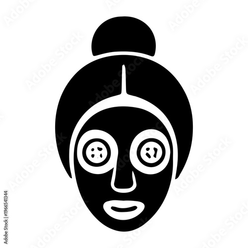 Woman Face Mask Icon