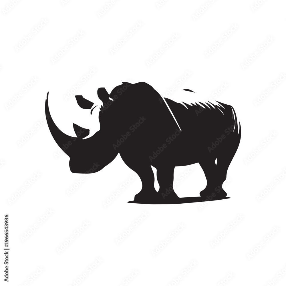 Fototapeta premium rhino vector illustration