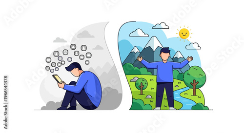 The Transformative Power of Digital Detox Embracing Nature and Escaping Screen-Bound Distraction for Enhanced Mental Well-being