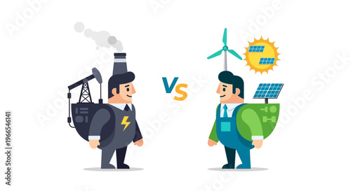 Balancing Act Traditional Fossil Fuel Industries vs