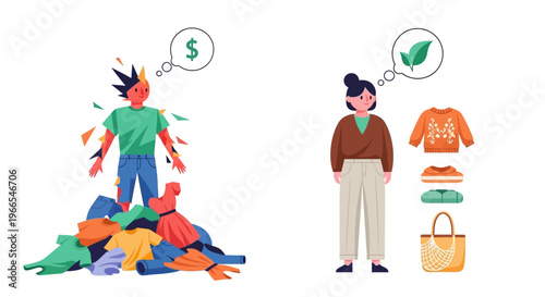 Mindful Consumerism Choosing Sustainable Fashion Over Fast Fashion Clutter