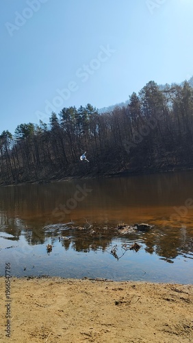 lake in the mountains