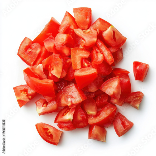 Fresh sliced red dragon fruit isolated on a white background, showcasing its sweet, healthy, and organic appeal