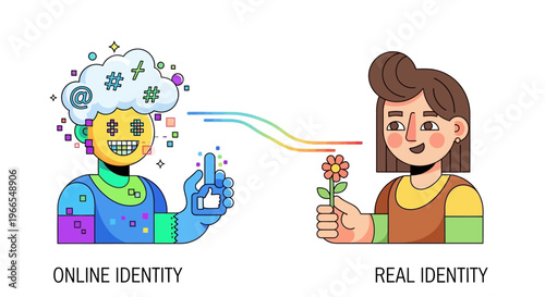 Online versus Real Identity The Dichotomy Between Digital Persona and Authentic Self