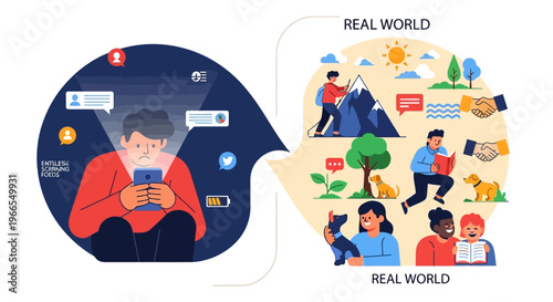 Digital Detox Balancing Screen Time with Real-World Connections and Outdoor Adventures for a Healthier Lifestyle