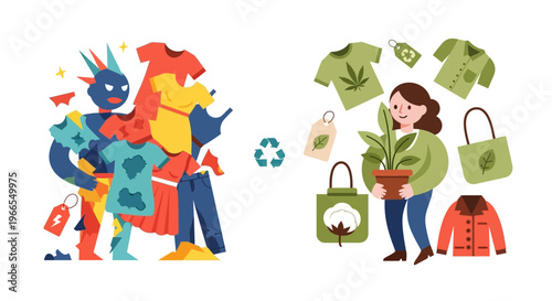 Embracing Sustainable Fashion From Overconsumption to Eco-Friendly Choices and Textile Recycling for a Better Planet