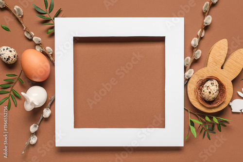 Composition with wooden fra...