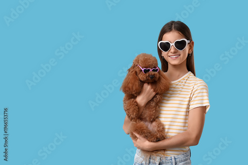 Teenage girl with cute Toy ...
