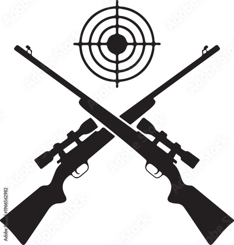 Hunting shotguns with target