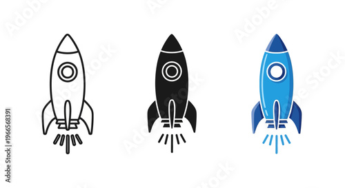 Rockets blast off into space with dynamic lines and shapes tybvplk 15.ai