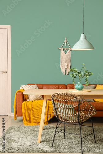 Interior of stylish dining ...