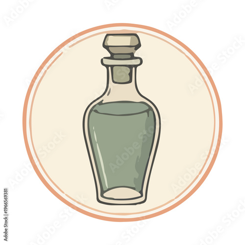 Vintage Potion Bottle Icon