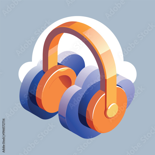 Abstract cloud computing icon