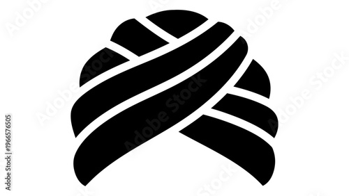 Head wrap turban icon