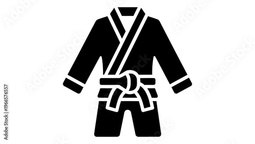 Martial arts gi uniform icon