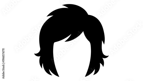 Wig synthetic hair icon