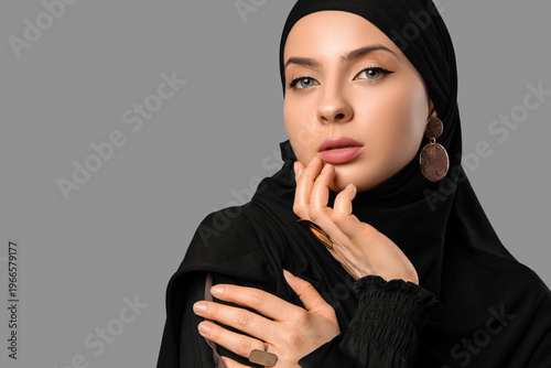 Beautiful young stylish Mus...