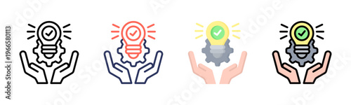 Initiative icon sheet multiple style collection