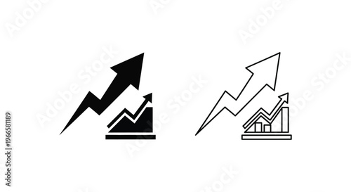 Growth Success Arrow Graph Chart Vector