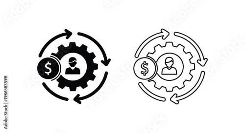 Business Investment Growth Strategy Vector