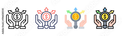 Opportunity icon sheet multiple style collection