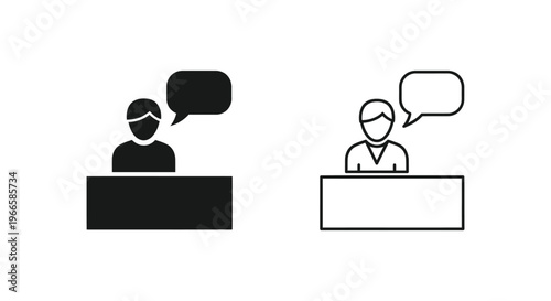 Business Meeting Communication Conversation Vector