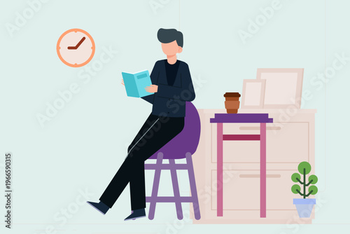 business man with laptop