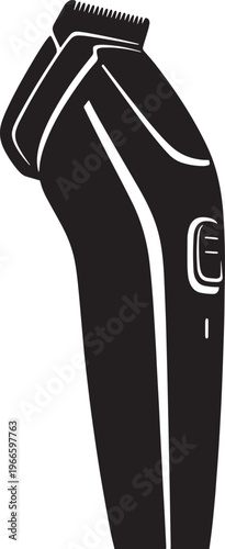 Hair trimmer or clipper vector illustration on transparent background.