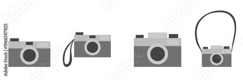 レトロな見た目のカメラ