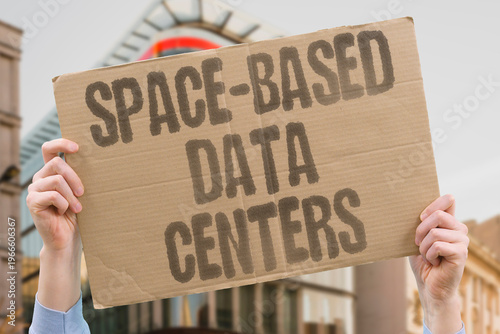 Photography "Space-based data centers" Space-based data centers could solve the planet's energy constraints permanently