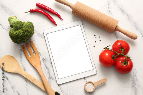 Digital recipe book with ki...