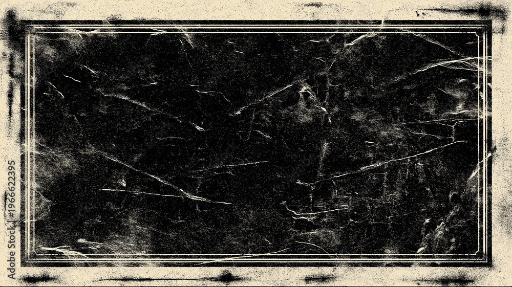 Fototapeta premium Grunge border overlay with distressed edges