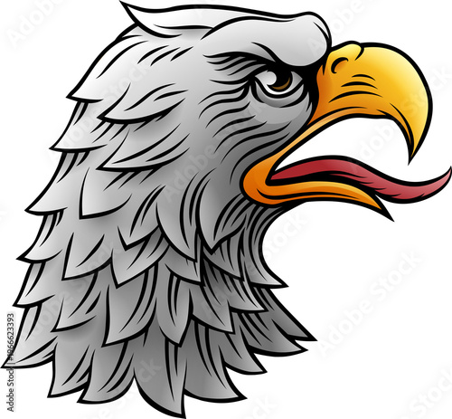 Eagle, hawk, falcon bird he...