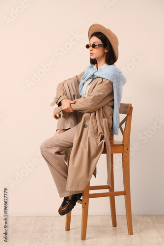 Beautiful fashionable young...