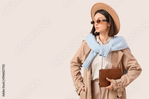 Beautiful fashionable young...