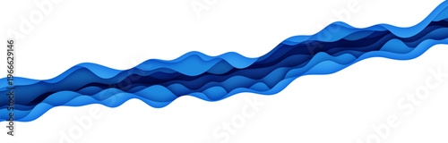 Eco texture surface wallpaper seaweed environment with cartoon bottom creative deep and template curve save the ocean day layer water. Background paper river with papercut topographic blue.