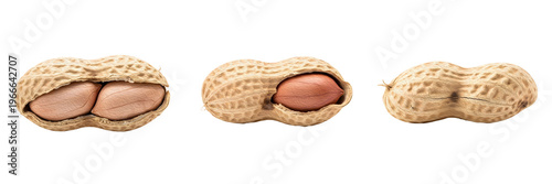 our set of high quality peanuts open peanuts isolated on white background PHoto PNG FILE.,