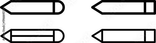 Edit icon set. Pen or Pencil icon, redact, sign up, blue-pencil icon vector illustration.