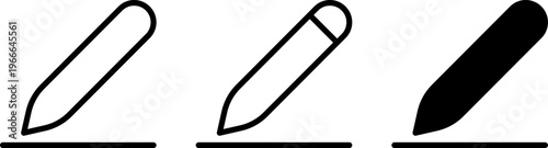 Edit icon set. Pen or Pencil icon, redact, sign up, blue-pencil icon vector illustration.