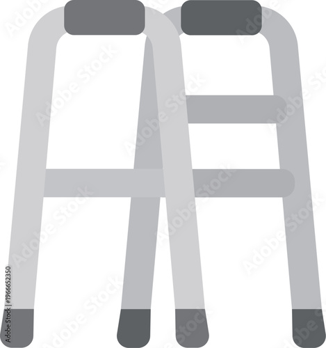 歩行器のアイコンのイラスト