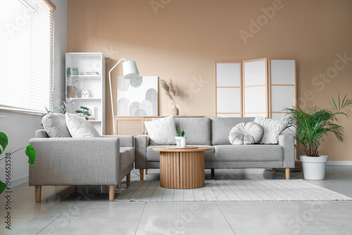 Interior of living room wit...