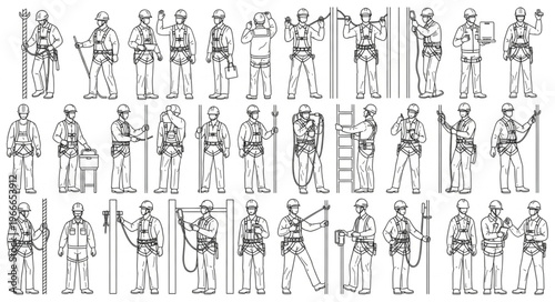 Collection of Ancient Chinese Warriors in Traditional Armor and Attire.