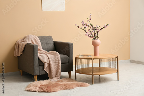 Interior of stylish living ...