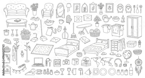 Collection of Architectural Elements and Ornaments.