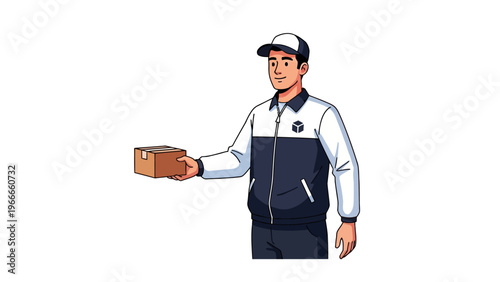 Man delivering a package.