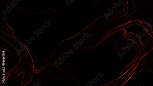 Vector Deep dark black and red abstract blend looks mesmerizing and vibrant, with crimson streaks and dark tones that creates complex aesthetic and artistic look and color composition