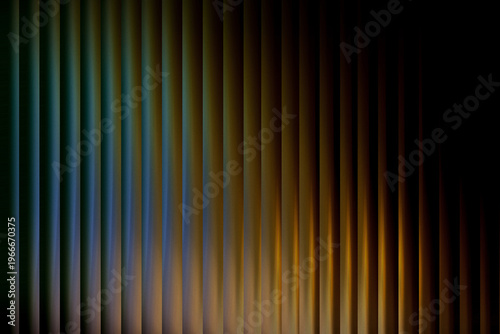 A colorful gradient background with vertical lines illustration