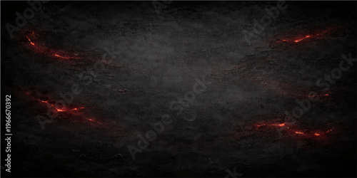 Abstract dark background of smoldering, glowing lines, conjuring a sense of mystery and energy, perfect for creative and artistic projects.